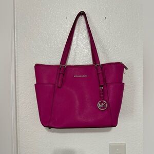 Like new hot pink, Michael Kors bag